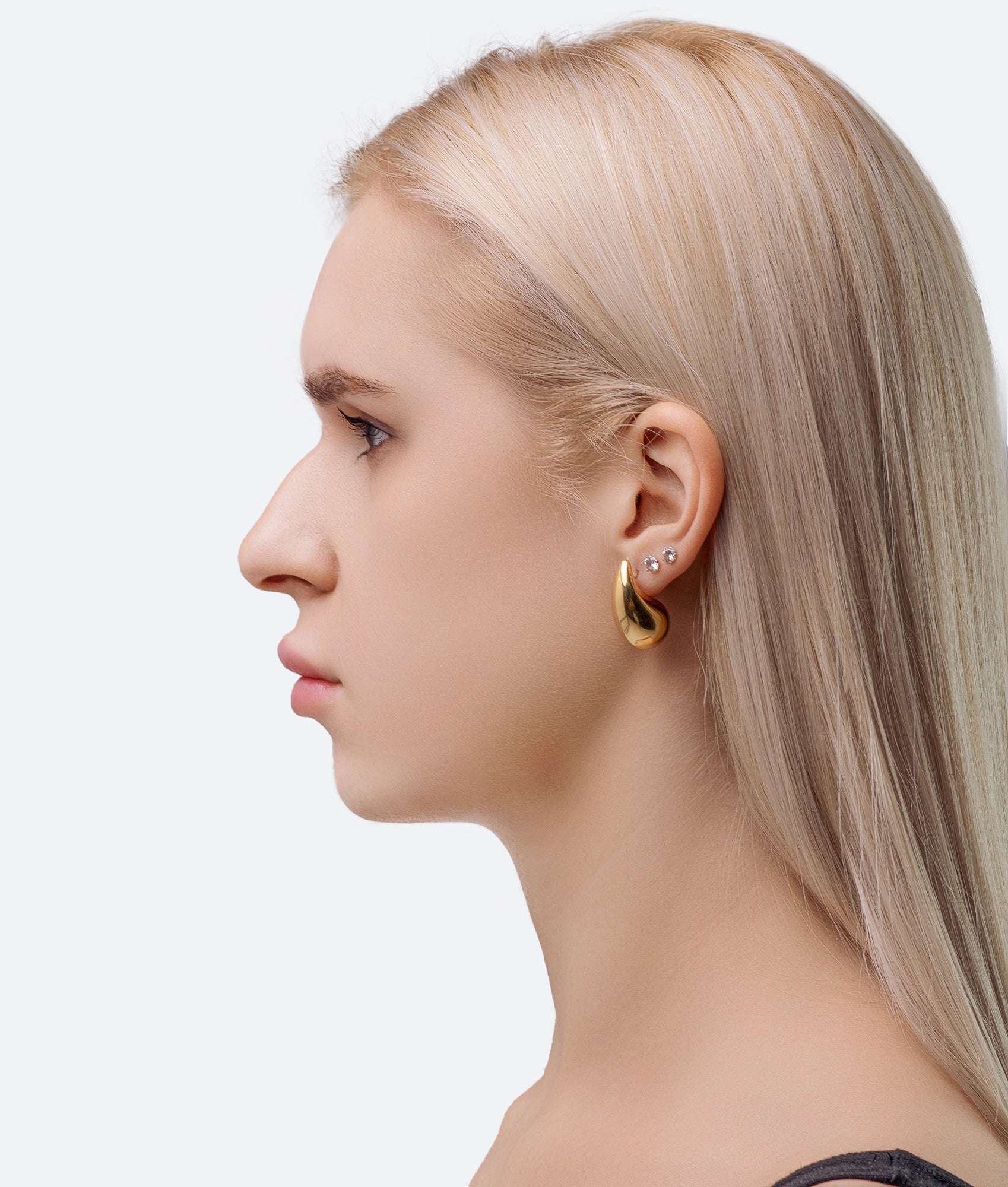 HALO TEAR DROP EARRINGS - Murmure