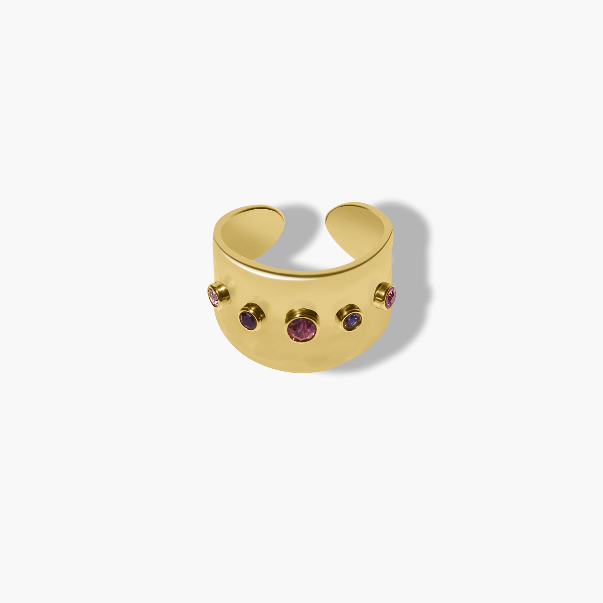 Gold Charm Ring 