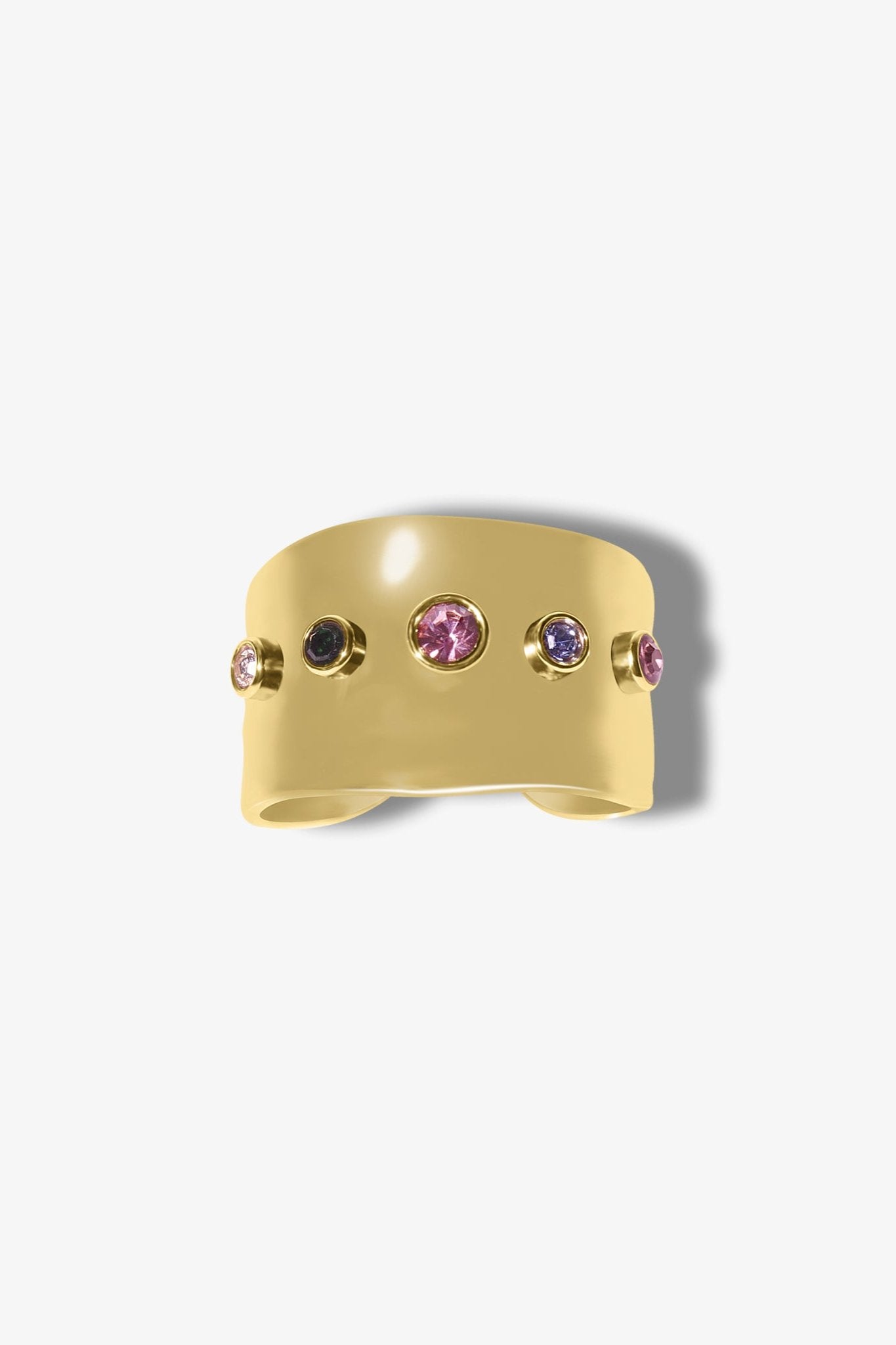 Gold Charm Ring 