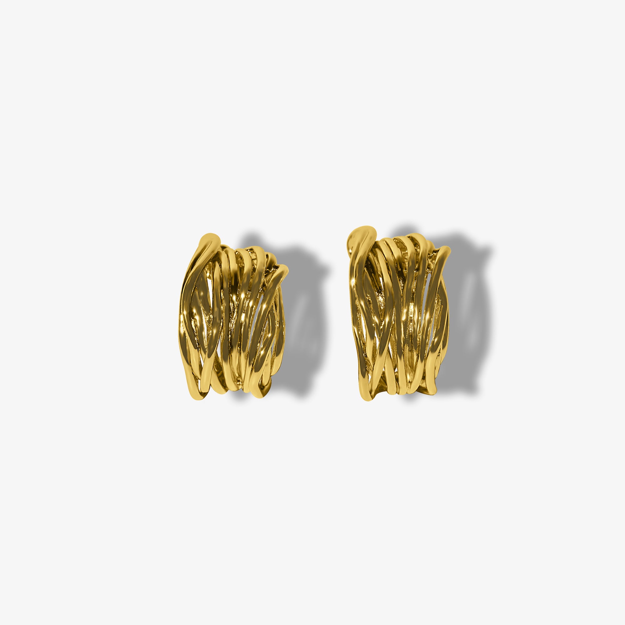 NADIA TRIPLE HOOP EARRINGS