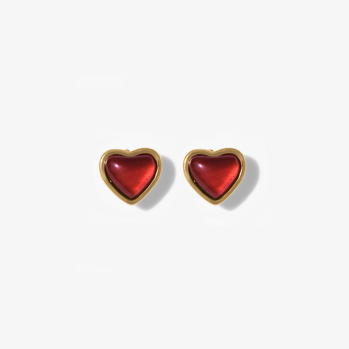 Heart Stud Earrings