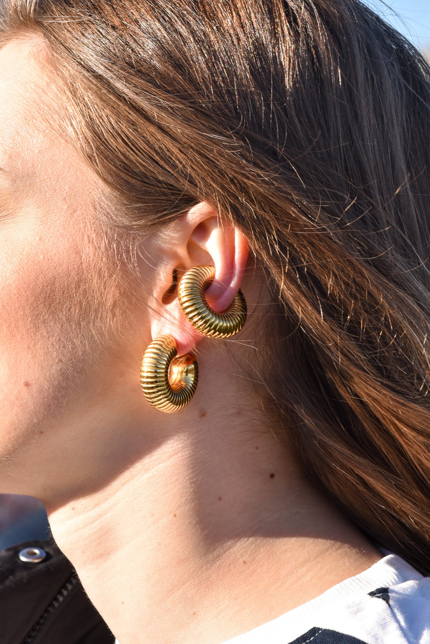 NATA CHUNCKY EARRINGS AND CUFF