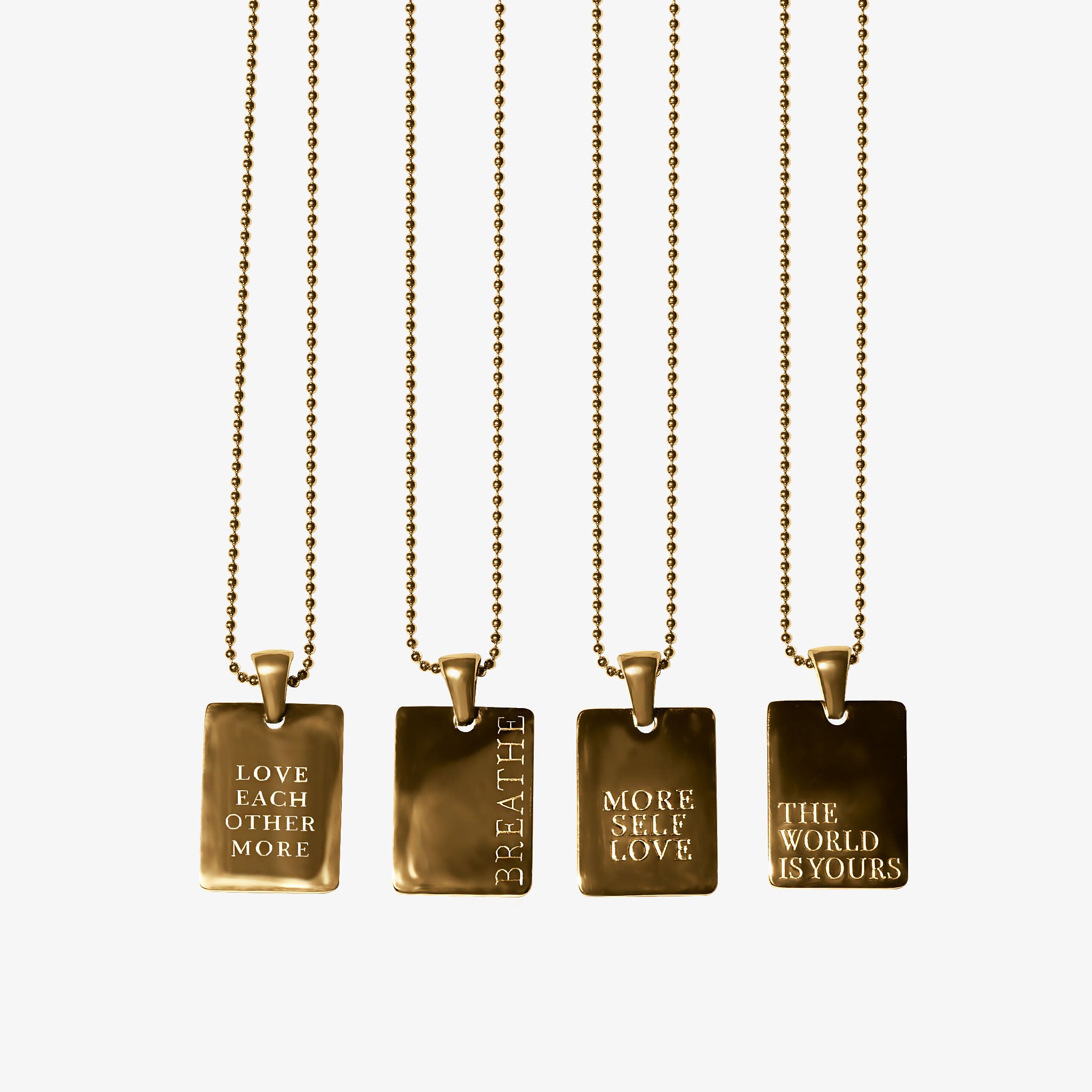 ZOE NECKLACE "LOVE EACH OTHER MORE"